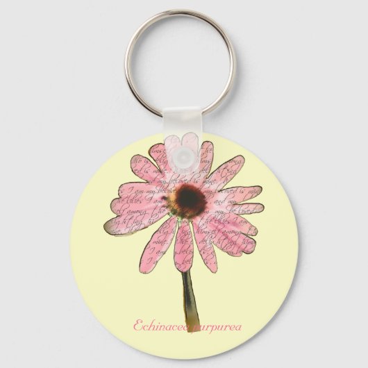 purpleconeflower最愛3 キーホルダー (正面)