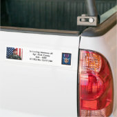 PurpleHeartの愛情のある記憶の刻み目のpix 087、の… バンパーステッカー (トラック上)