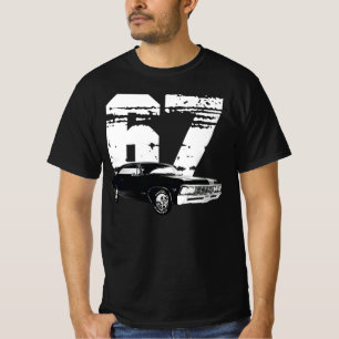 PurpleMonkeyTees 1967 Chevy Impala正面図 Tシャツ