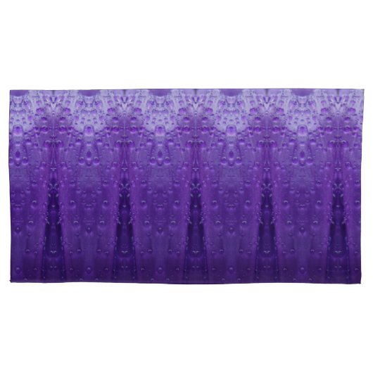 Purples Ikat 枕カバー (正面左)