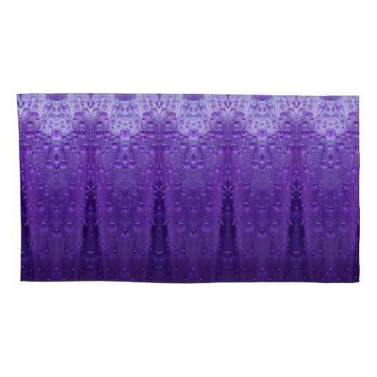 Purples Ikat  枕カバー (裏面-右)