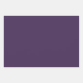 Purples, Teals, Blue & White Plaid ラッピングペーパーシート (正面2)