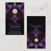 Purplezee v2 Fractal名刺 名刺 (正面/裏面)