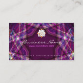 PurpleZtars +ロゴ名刺 名刺 (裏面)