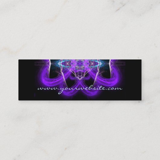 Purpliazハートプロファイルカード スキニー名刺 (裏面)