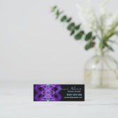 Purpliazハートプロファイルカード スキニー名刺 (スタンド正面)
