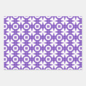 purplleパターン ラッピングペーパーシート (正面2)