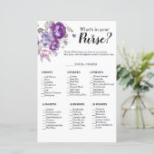 Purplrフローラあなたの財布シャワーゲームに何が (スタンド正面)