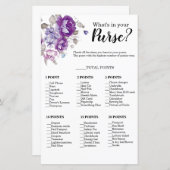 Purplrフローラあなたの財布シャワーゲームに何が (正面/裏面)