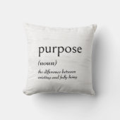PURPOSEの辞書的定義 クッション (正面)