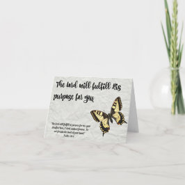 Purpose蝶卒業カード主の カード