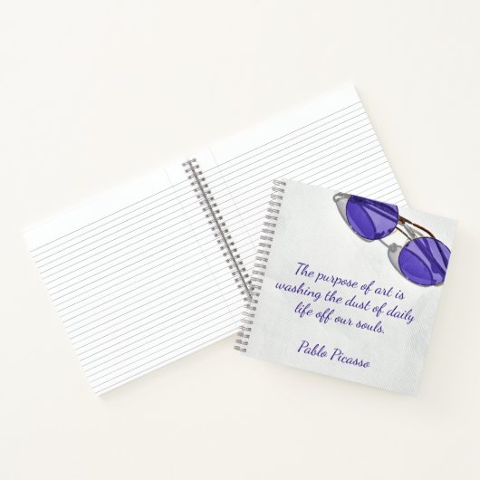 Purpose Of Art Pablo Picasso ノートブック (内部)