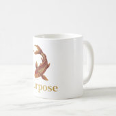Purpose – Timeless Koi Symbol of Strength Gift コーヒーマグカップ (正面右)