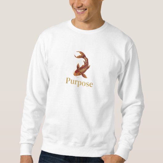 Purpose – Timeless Koi Symbol of Strength Gift スウェットシャツ (正面)