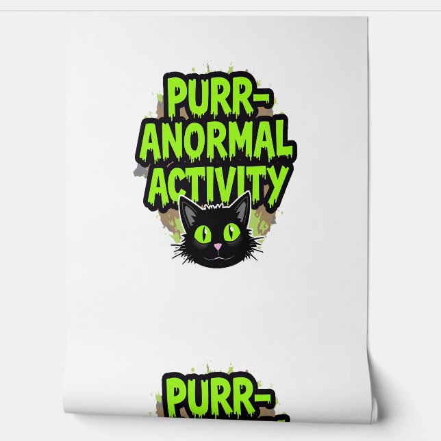 Purr-anormal Activity Cat 壁紙 (ほどく)