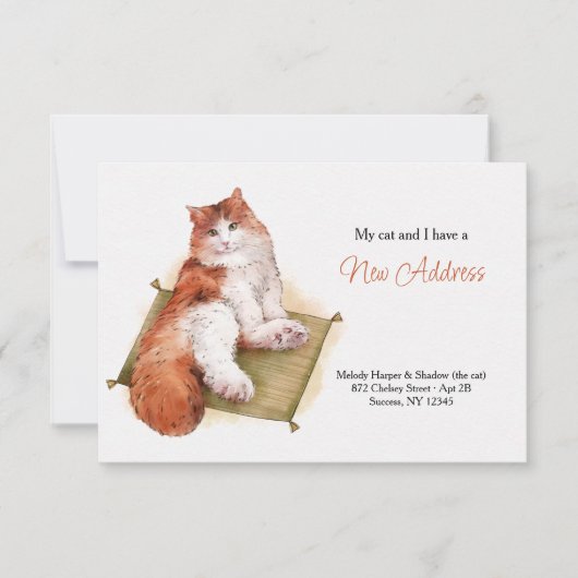 Purr Cat Movingのお知らせ 案内状 (正面)