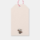 Purr-fectブレンド:キャット&コーヒー用のコーヒーデザイン ギフトタグ (裏面)