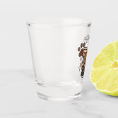 Purr-fectブレンド：キャット&コーヒー用のコーヒーデザイン ショットグラス (左)