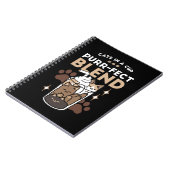 Purr-fectブレンド:キャット&コーヒー用のコーヒーデザイン ノートブック (左側)