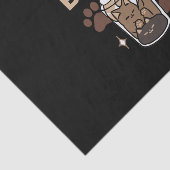 Purr-fectブレンド:キャット&コーヒー用のコーヒーデザイン 薄葉紙 (詳細)