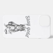 Purr-fect猫ママ美的な電話ケース iPhoneケース (裏面横)