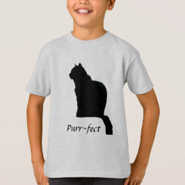 Purr-fect （子供） tシャツ