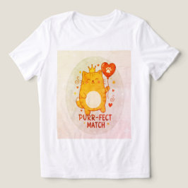 「Purr-fect Match」ロイヤルプレミアムトリブレンドTシャツ トライブレンドTシャツ