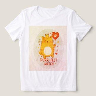 「Purr-fect Match」ロイヤルプレミアムトリブレンドTシャツ トライブレンドTシャツ