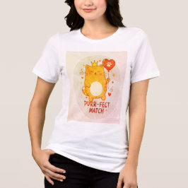 「Purr-fect Match」ロイヤルプレミアムトリブレンドTシャツ トライブレンドTシャツ