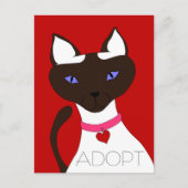Purr-fect Moira ADOPTはがき ポストカード (正面)