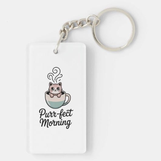 Purr-fect Morning  キーホルダー (裏面)