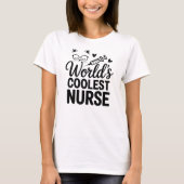Purr-fect Nurse Tee – For Cat-Loving Healthcare He Tシャツ (正面)