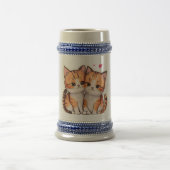 “Purr-fect Pair” “Double the Whiskers, Double the ビールジョッキ (中央)