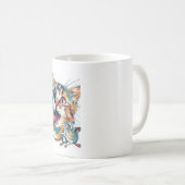 Purr-fect Sips:猫好き魅力的のマグカップ コーヒーマグカップ (正面右)