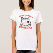 Purr-Fect Valentine Cat  Tシャツ (正面)