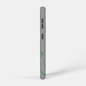 Purr-fectly Content Pink Cat Galaxy Case – Gray Samsung Galaxyケース (右側面)