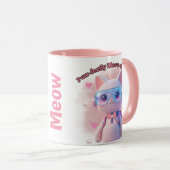 Purr-fectly Meow-nificient Cat Mug マグカップ (正面右)