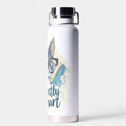 🐱 Purr-fectly Smart 📚 ウォーターボトル (背面)