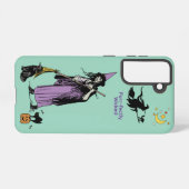 Purr-fectly Wicked Witch Cat Galaxy Case Samsung Galaxyケース (裏面横)