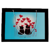 Purr Love -抱き枕 – バルーンフィールド ラージペーパーバッグ (裏面)