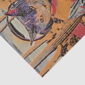 Purr Mix-a-Lot, Dj子猫Spins Tunes Stylized 薄葉紙 (詳細)