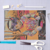 Purr Mix-a-Lot, Dj子猫Spins Tunes Stylized 薄葉紙 (クラフト)