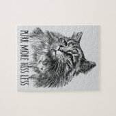 Purr More Hiss Less Pretty Kitty ジグソーパズル (横)
