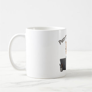 Purr My Last Email — 笑顔を運ぶオフィスの猫 コーヒーマグカップ