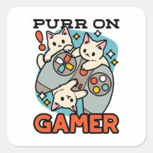 Purr On Gamer – かわいいキャットゲームデザイン