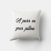 Purr Pillow クッション (裏面)
