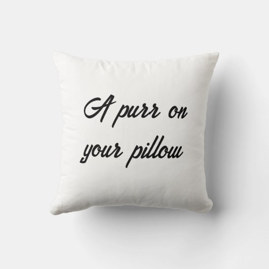 Purr Pillow クッション (裏面)