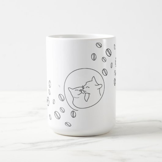 Purr & Sip Mug コーヒーマグカップ (中央)