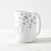 Purr & Sip Mug コーヒーマグカップ (正面右)