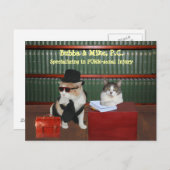 PURR-Sonalけがの猫 ポストカード (正面/裏面)